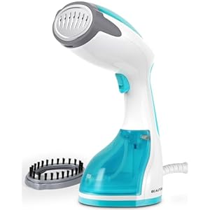 BEAUTURAL Steamer for Clothes, Portable Handheld Garment Fabric Wrinkles Remover, 30-Second Fast Heat-up, Auto-Off, Large Detachable Water Tank