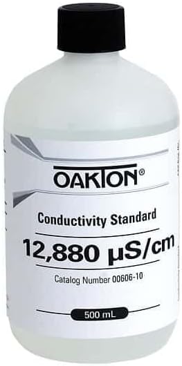 Oakton AO-00606-10 Oakton Conductivity and TDS Standard, 12,880 Μs; 500 mL