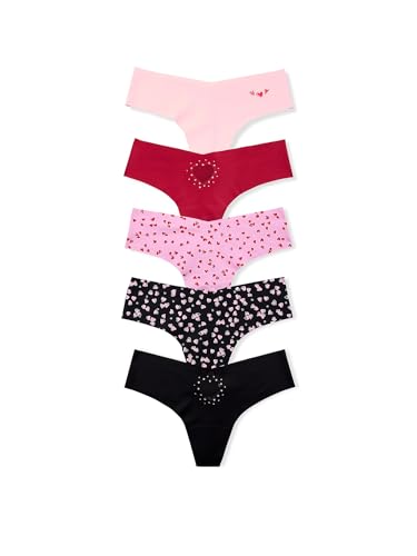 Image of Victoria's Secret Women's No Show Thong Underwear, Panties for Women, Multi Pack (XS-XXL)