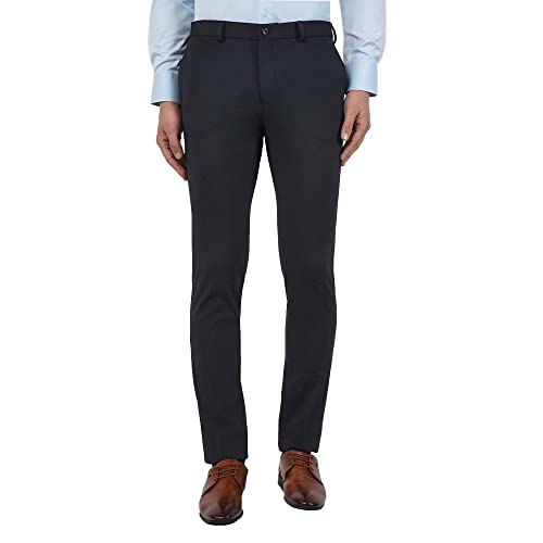 Image of blackberrys Structured Nylon Slim Fit Mens Work Wear Trousers