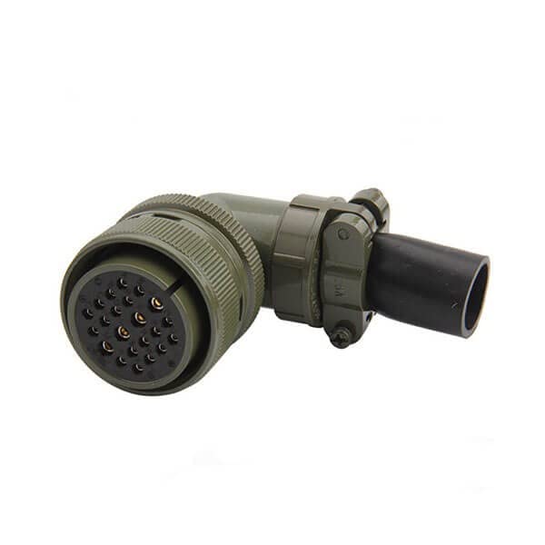 Circular Connector MS3108A28-11S 22 POS Female Plug Cylindrical Circular MS 5015 Series Connector Solder Cup Cable Connector