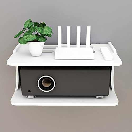 Soporte para proyector con estantes flotantes para pared miniatura 5