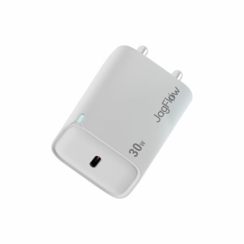Image of Trueview 30W Fast Charging Power Adapter with Type-C Port | Wall Charger for Mobile Phones & USB-C Devices | White