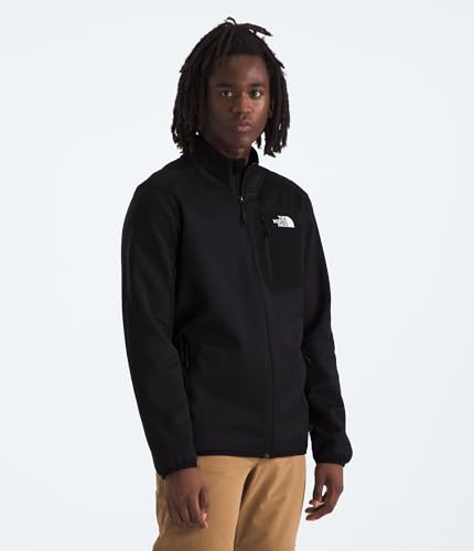 Image of THE NORTH FACE Men's Crest Full Zip Jacket | Water Repellent Fleece Coat, Double Layer Stand Collar & Zip Hand Pockets