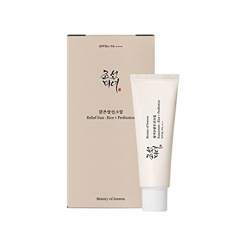 Relief Sun Sunscreen SPF50,+PA++++Korean Skin Care Solution for All Skin Types | Nourishing Skin Protection and UV Defense(1PCS)