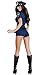Love69Toys Women's Police Costume, Adult Cop Uniform Outfit, Halloween Costume (Navy Blue, XL)