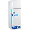 Midea Frigorífico 2 puertas 140 cm alto x 55 cm ancho, Blanco, Capacidad 204 L, Nevera Pequeña con Congelador Low Frost de Bajo Consumo, Puerta Reversible, Luz LED, Silencioso 40dB, Cajón de Frutas