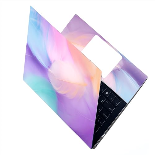 Image of Full Laptop Skin Stickers HD Quality Sticker for Laptops Upto 15.6 inch (Dustproof|Waterproof|Scratchproof|Reusable) - BE Pastel FL