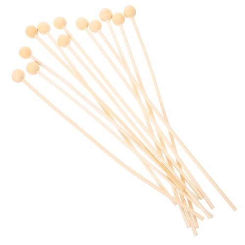 PRETYZOOM 50pcs Replacement Diffuser Sticks Wooden Scent Sticks for Home Office and Events Unique Design for Fragrance Diffusion Living Room Bathroom and Spa