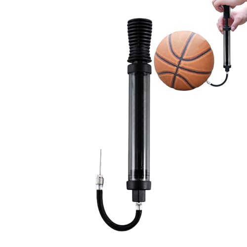 Bomba de aire para pelotas, dispositivo de inflado con aguja y boquilla, bomba de globos – para casa, , camping, exteriores, fútbol, baloncesto, voleibol
