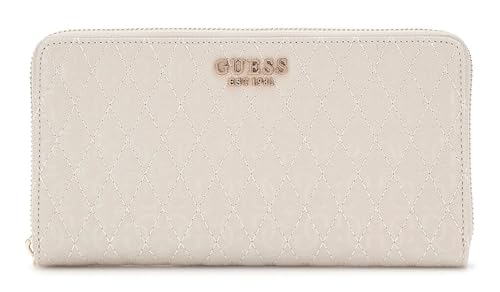 GUESS Betula SLG Cheque Organizer Taupe : l'excellence de la maroquinerie chic