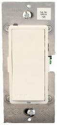 VPS15-1LZ Light Switch, 15A Vizia Switch, 3-Way - White, Ivory & Almond Faceplates Included-2PK