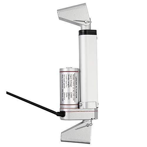 Justech 2PCs Mounting Brackets Stainless Steel for Heavy-Duty Linear Actuators-Silver