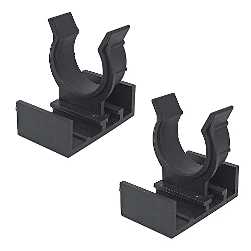 20 x verstellbare Stellfüße Sockelfüße 55-75 mm | mit 5 Stück Befestigungsclips | Tragkraft bis 400 kg | Volpato H-60