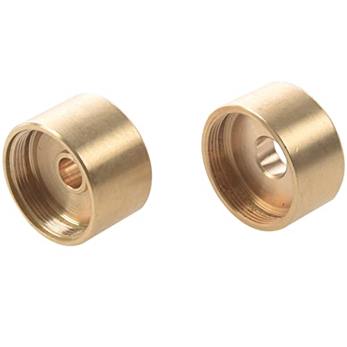 Boutons de piston de trompette dorés finition miroir de rechange