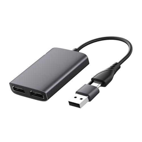 Répartiteur d'affichage USB vers 1080p pour connecter deux écrans différents sans latence