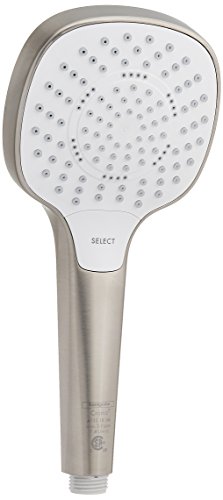 Buy 1 get 1 hansgrohe Croma Select E Easy Install 4-inch Handheld Shower Head Modern 3 SoftRain, IntenseRain, Pulsating Massage 26811821