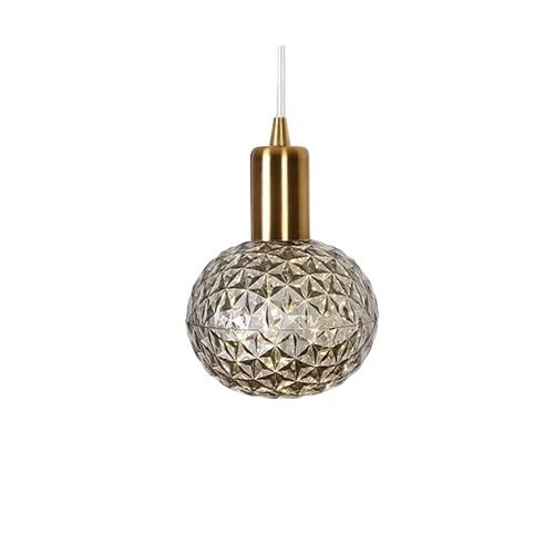 Plafonnier en cristal E27 lustre moderne blanc pour décoration de salon et chambre