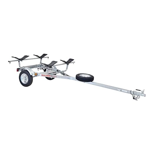 Malone MicroSport 2-Boat MegaWing Kayak Trailer Package