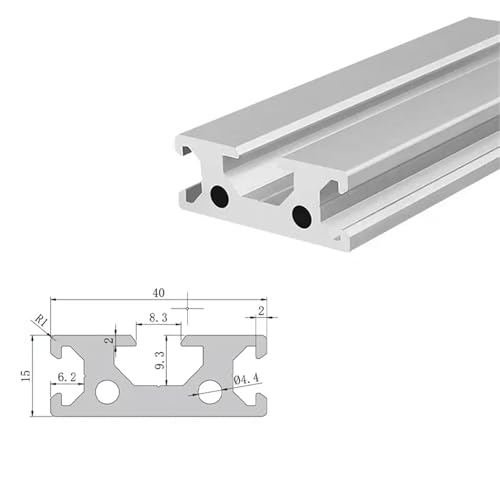 Profilé aluminium 1540 pour aménager un atelier ou support de bureau