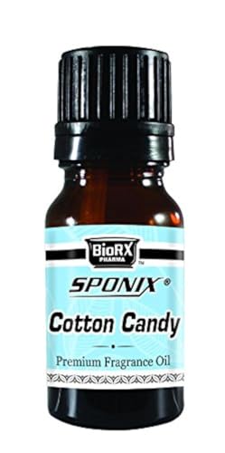 Sponix Best Cotton Candy Fragrance Oil - Top Scented Perfume Oil - Premium Grade - 10 mL