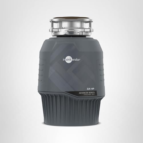InSinkErator EVOLUTION 0.75HP 3/4 HP, Advanced Series EZ Connect Continuous Feed Food Waste Garbage Disposal, Gray thumbnail 12