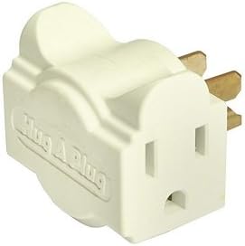 DUAL OUTLET WALL ADAPTER, 6PK, IVORY