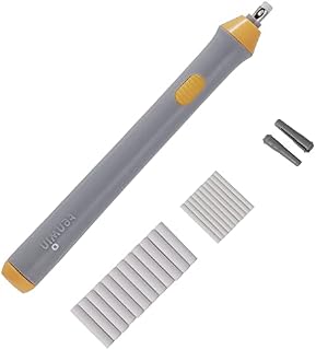 Electric Eraser, Battery Operated Eraser Kit with 22pcs Additional Replaceable Rubbers for Artists, Automatic Portable Pencil Eraser for Sketching Pencils/Drafting/Drawing/Graphite Pencils