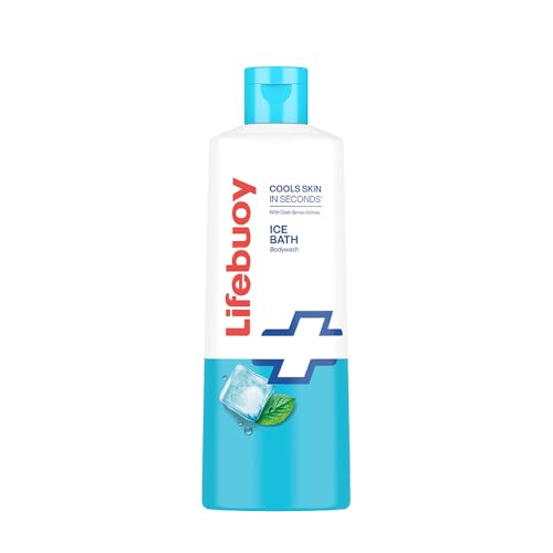Image of LIFEBUOY Ice Bath Bodywash, 235ml, for Instant Heat Relief, with Menthol and Cool Sense Actives, Cools Skin in Seconds, Refreshing Fragrance, for Men and Women