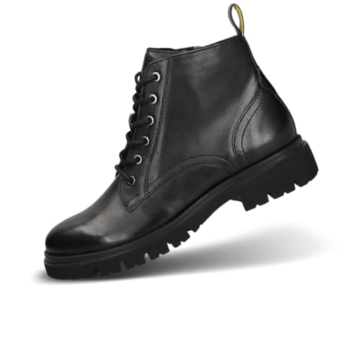 Preisvergleich Produktbild Salamander Damen Schnürstiefel, Schnürstiefel aus Leder, schwarz, 40 EU