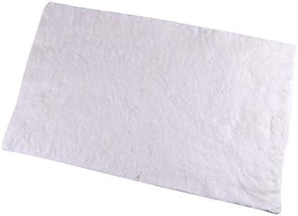 LETAOSK Updated Quality Ceramic Fiber Insulation Blanket Resistant To 2400F Extremely High Temperature Thermal Fireproof Mat 10mm Thick for Wood Stoves/Ovens Snow White