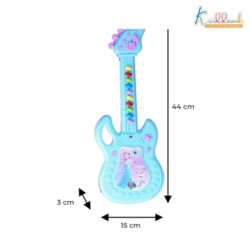 Image of Disney Mickey Mouse Theme Musical Guitar for Toddlers & Kids | Battery Operated Sing-Along Educational Toy | Interactive Learning Music & Sounds|Birthday Gift for Juniors (3+ Years) - Red