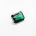 YOUKEYGEM Lab Grown Emerald Colombia And Zambia Green Color OTC Diamond Cut Loose Gemstone DIY Jewelry With AGL Certificate (Zambia, 7x9mm)