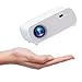 WiFi/WLAN günstig Kaufen-2024 Upgrade Mini Beamer, 2.4+5G Dual Band WiFi, Bluetooth Unterstützung, Full HD 1080P Heimkino Projektor, Kompatibel mit Android/iOS/Laptop/TV Stick/X-Box/HDMI/USB (Grau)