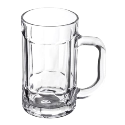 Kit 04 Canecas De Vidro Para Chopp 500ml design tradicional é perfeito para degustar sua cerveja ou