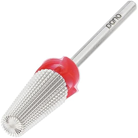 PANA Nail Carbide 5 in 1 Bit - Two Way Rotate use for Both Left and Right Handed - Fast Remove Acrylic or Hard Gel - 3/32" Shank - Manicure, Nail Art, Drill Machine (Fine - F, Silver) Cover