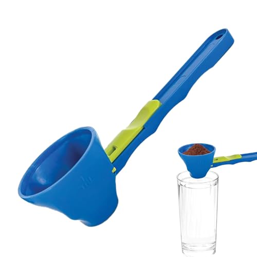 Cuillère à mesurer avec entonnoir, doseur, entonnoir à mesurer, entonnoir avec poignée plus longue pour poudre, cuillères doseuses, cuillère à café, pelle à entonnoir pour poudre