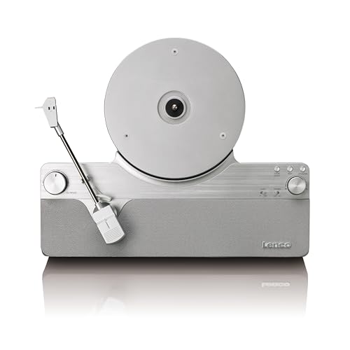 Lenco LSA-071SI – Platine Vinyle Verticale entièrement Automatique avec Haut-parleurs intégrés et Bluetooth® – Argent - Les Beatles, Paul McCartney, John Lennon, RIngo Starr, George Harrison Lenco LSA-071SI - Platine Vinyle Verticale entièrement Automatique avec Haut-parleurs intégrés et Bluetooth® - Argent – Image 4