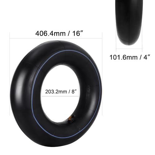 4.80/4.00-8 Innenschläuche, 480/400-8 Reifenschlauch für Mini-Bikes, Schubkarren, Rasenmäher, Go-Kart, Handkarren, Anhänger, Schwere Innenschläuche mit TR87 Gebogenem Ventilstiel, 2er-Pack