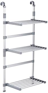 Ruco V802 Séchoir à Linge à Fixer dans la Douche, Aluminium/Argent, 9 m