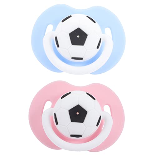 Toddmomy 1 Juego Chupete De Silicona Para Bebés Divertido Calmante Para Recién Nacidos Para Pequeños Para La Dentición De Sílice 2 piezas