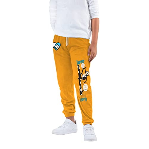 Image of KYDA KIDS Boy's Regular Fit Mid Rise 100% Cotton Track Pant - (Pack of 2)