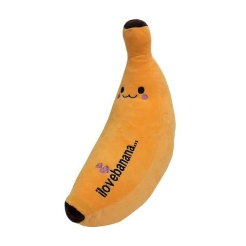Image of VanityX Banana Soft Toy Plush Toy Big Stuffed Animal, Ultra Soft, Huggable & Cuddly Gift for Kids, Girls, Boys, Perfect for Birthday, Valentine's Day (Banana, 40cm)