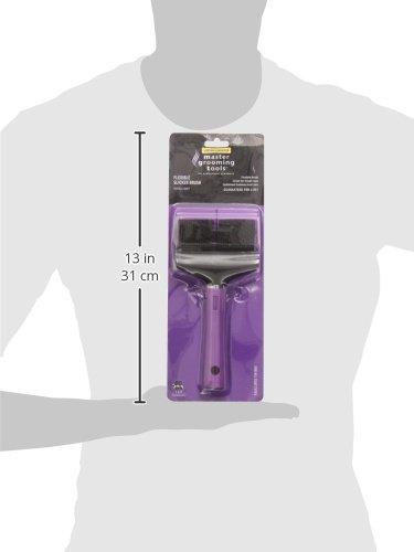 Master-Grooming-Tools-Double-Sided-Soft-Flexible-Slicker-Brushes--Versatile-Brushes-for-Grooming-Dogs-Purple-8L-x-4W