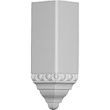 Ekena Millwork MIC03X04BI Inside Corner, 3 1/2'W x 3 1/2'P x 11-14'H, White