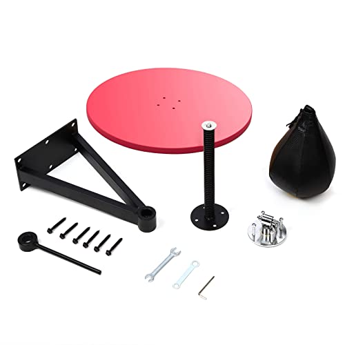 Wygvnr Wall-Mounted Speed Bag Platform Heavy-Duty Steel Adjustable Structure With Speed Bag Swivel And Ball For Boxing Training #TOP6