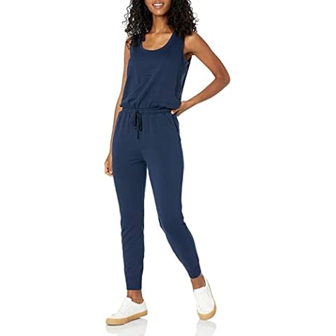Amazon Essentials Damen Studio-Frotteefleece-Jumpsuit Cover
