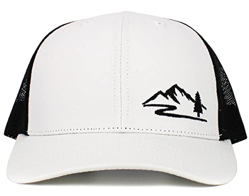 Image of KBETHOS Men's Women's Explore The Outdoors Mountains Scenery Unisex Trucker Baseball Cap
