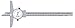 MeterTo Dial Depth Gauge, Dial Depth Caliper, Range: 0-200mm, Resolution: 0.02mm
