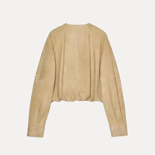 Fnfmrfmr Stylish Medium Faux Leather Jacket in Classic Black – Effortless Chic for Every Occasion - Image 2